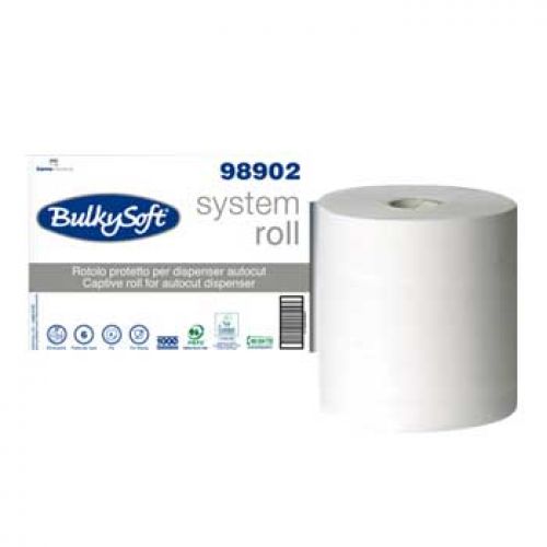 Rolo Toalhas Mão 250mtsx21cm 2Fls BulkySoft 6 Rolos , BULKYSOFT , 65398902 , 80184269890230